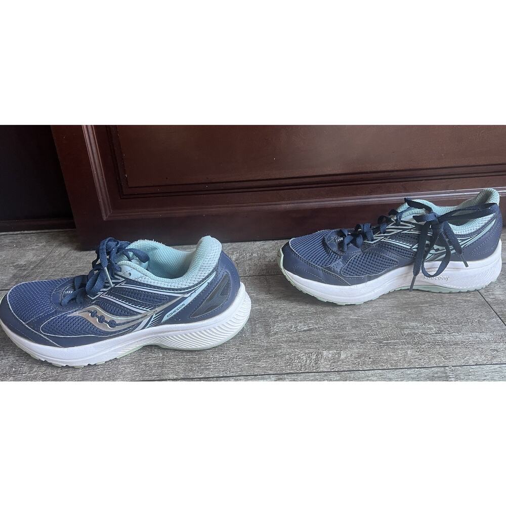 Saucony Cohesion Running Shoes Size Wonen Size 8 -Blue - Picture 5 of 13